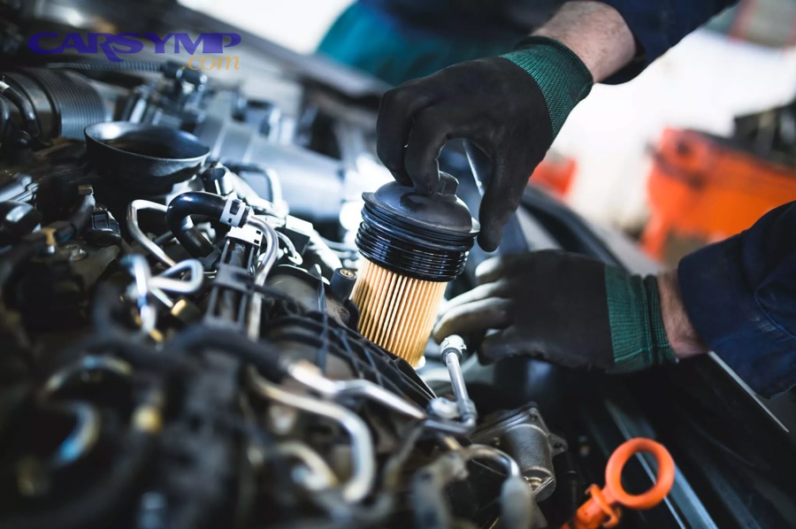 How often should you replace each car filter and what special cases change the interval?