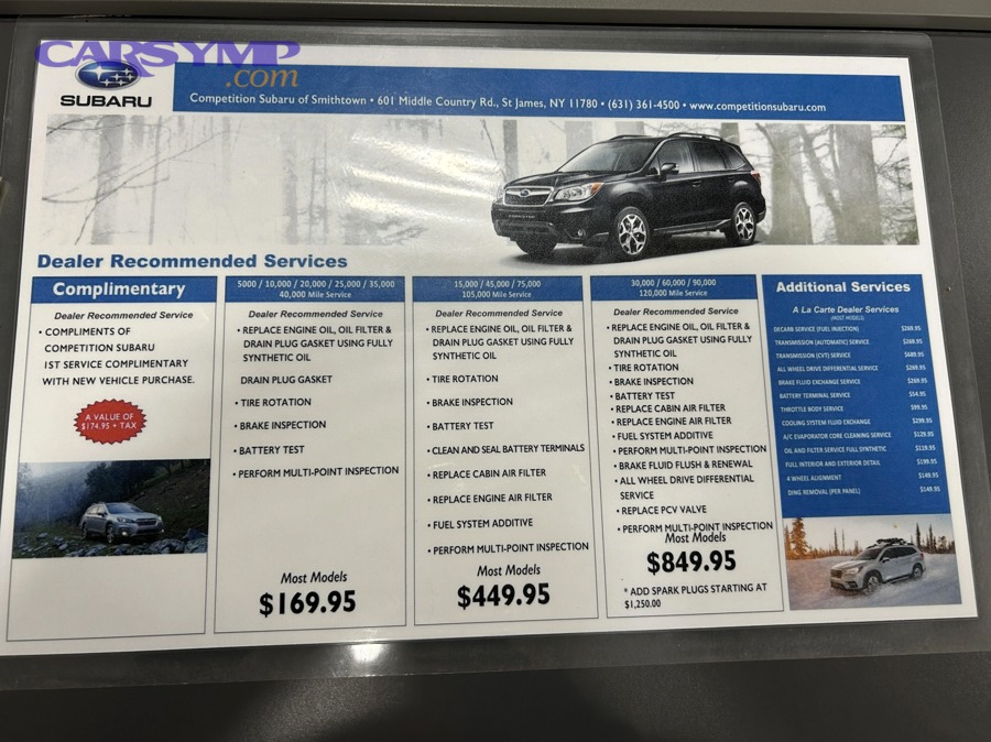 Car service bay where oil change and maintenance are performed