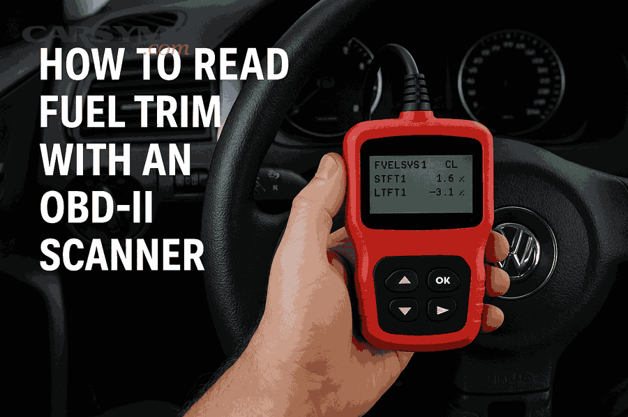 how to read fuel trim with an obd ii scanner