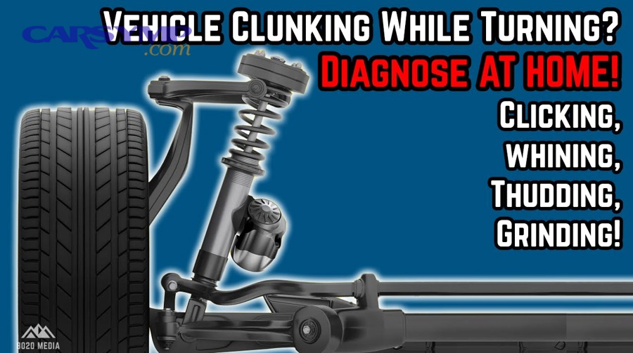What are the most likely causes of whine vs grind vs clunk by system?
