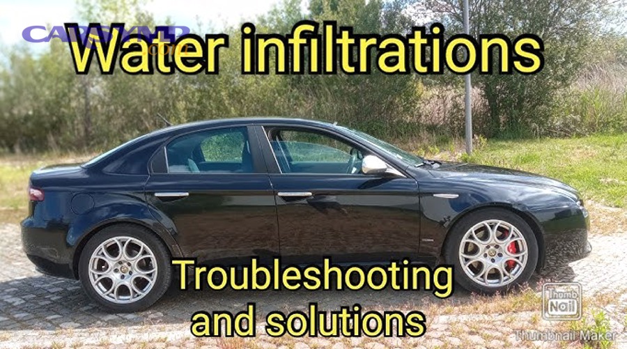 Diagram showing car heater core location and cooling system flow