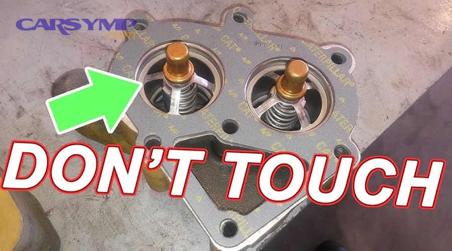 Engine temperature gauge used to observe warm-up and operating temperature stability