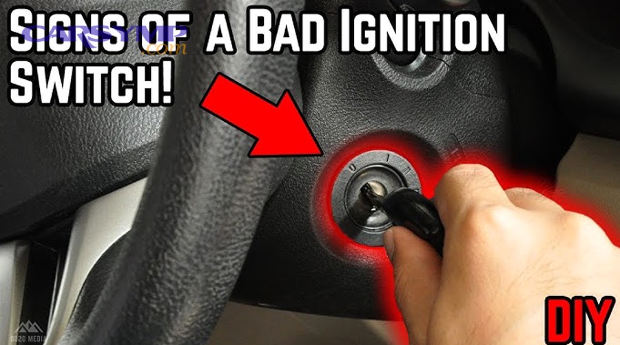 Dashboard warning lights illuminated