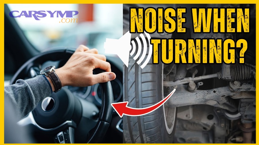 What are less common (but real) causes of a steering knock when turning?