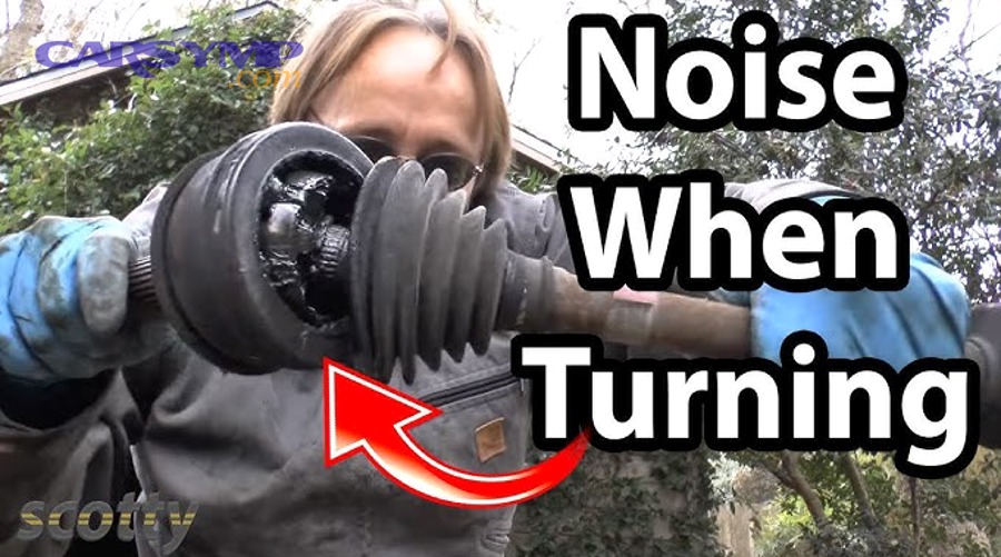 Close-up of CV joint internals and grease, illustrating lubrication importance