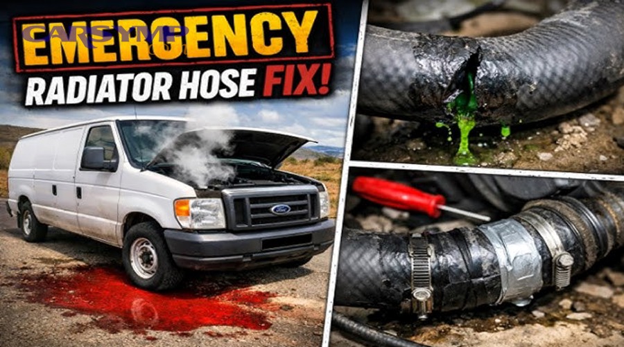 Safety alert image reminding not to open radiator cap when hot