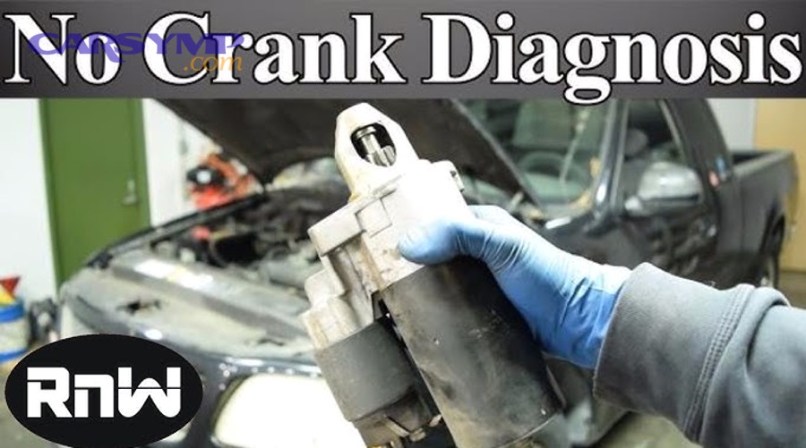 Corroded battery terminal on a vehicle