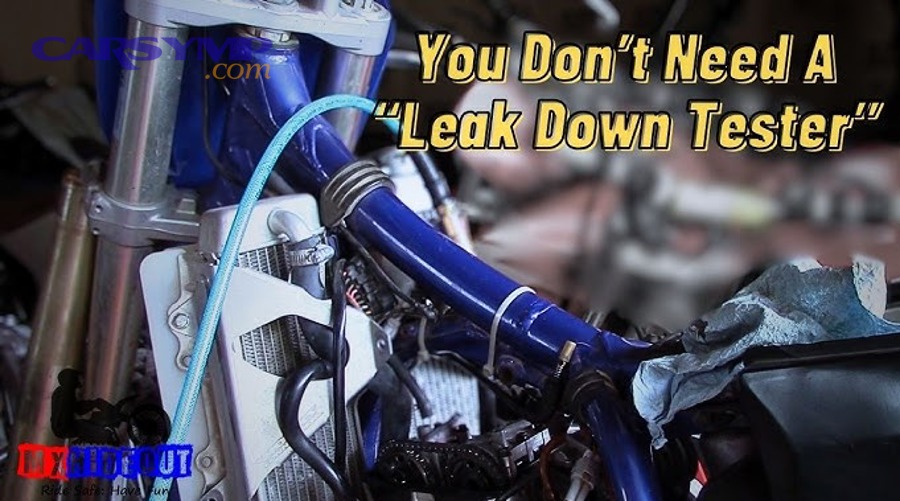 Crank pulley used to rotate engine and set cylinder at top dead center