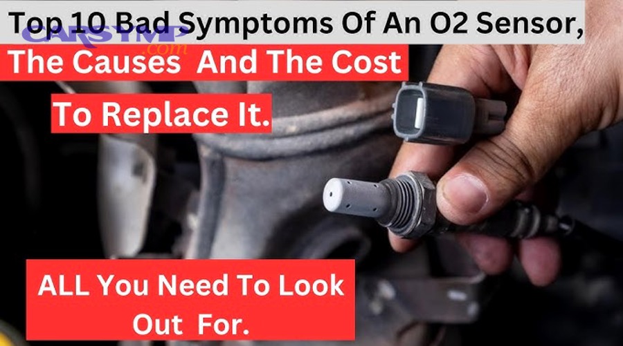 Exhaust manifold area where upstream oxygen sensors are commonly installed