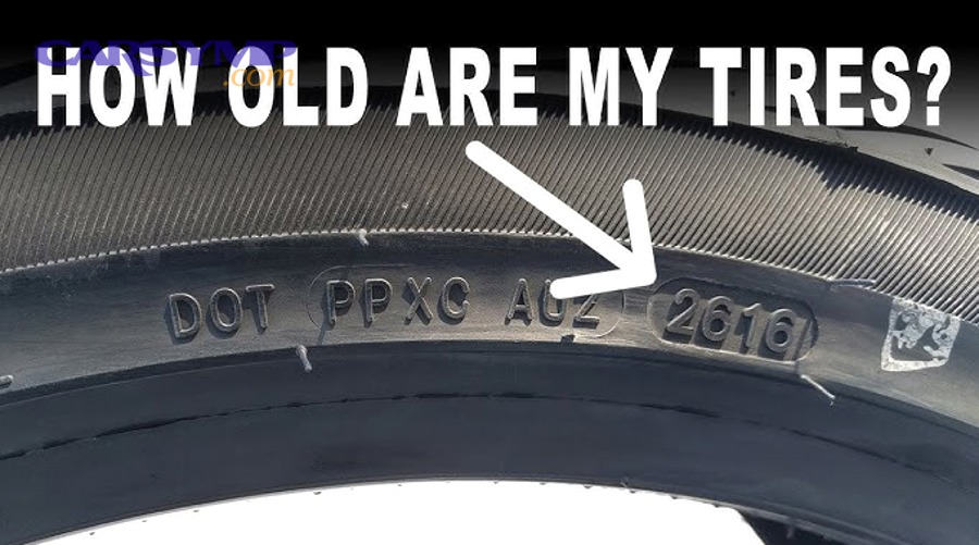 Penny test demonstration showing Lincoln head insertion into tire tread groove