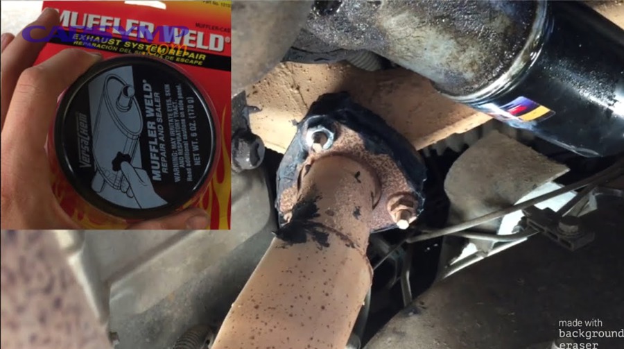 What rare situations can make exhaust leak repair unexpectedly expensive ?