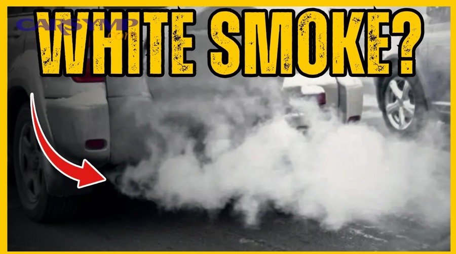 How can you diagnose exhaust smoke at home before major repairs?