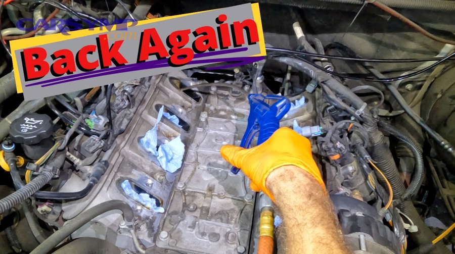 What are the most common causes of knocking with low oil level or low oil pressure?