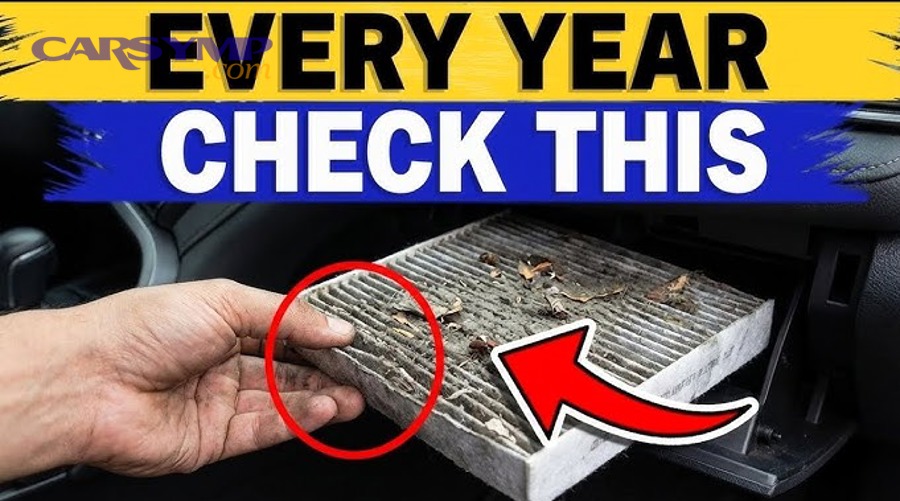 Inspecting brake rotor and caliper area during a brake check