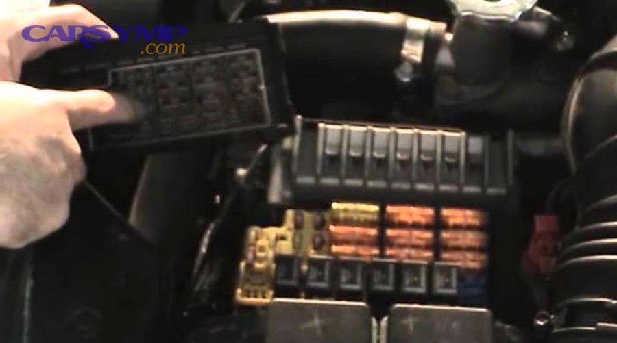 Automotive relay used to switch higher current circuits like fuel pumps