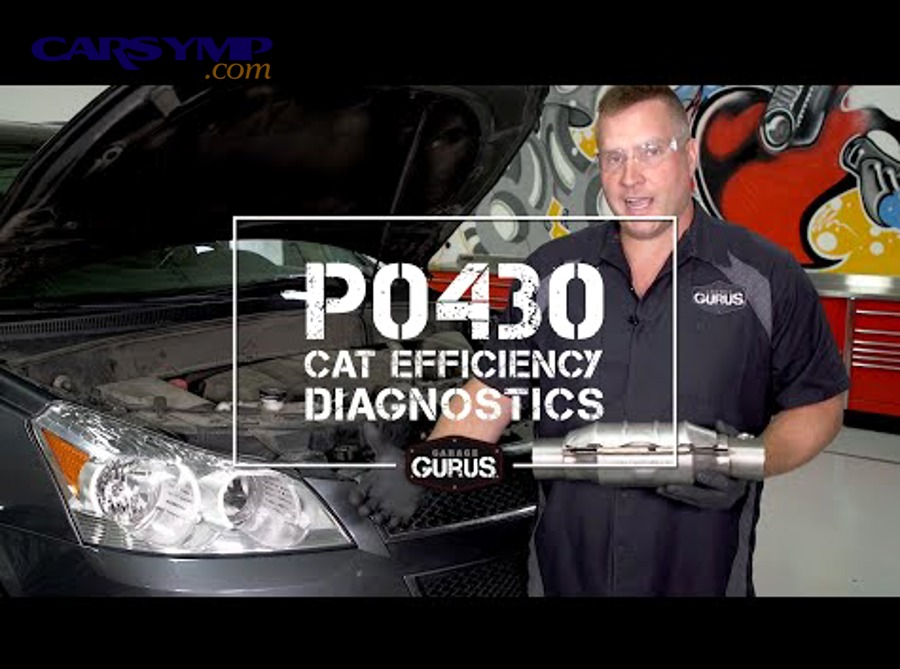 Photo of a cutaway catalytic converter showing internal substrate