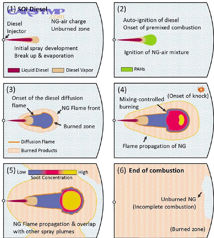 Serpentine belt and pulleys under hood