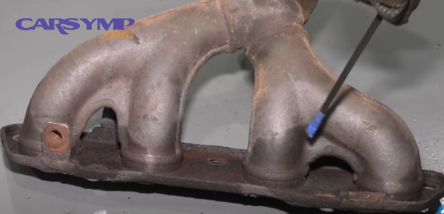 Car muffler where rusted seams can cause exhaust leaks and louder exhaust