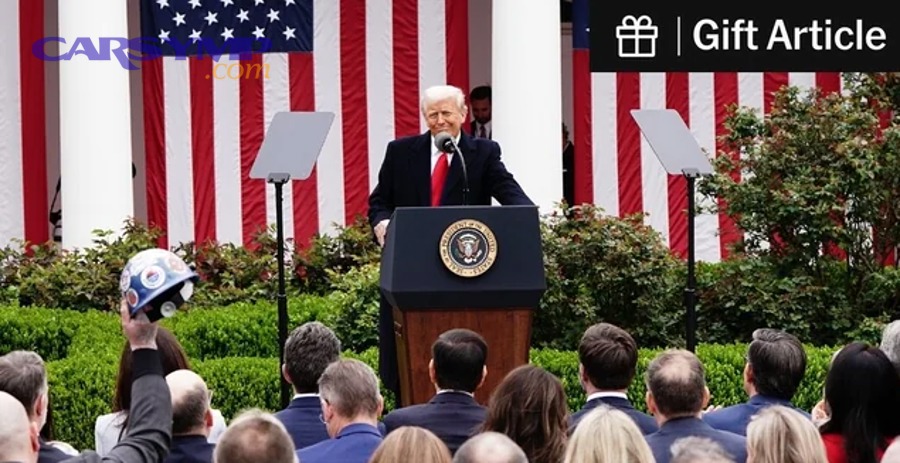 just now trump announces 10 percent tariffs on all imports v0