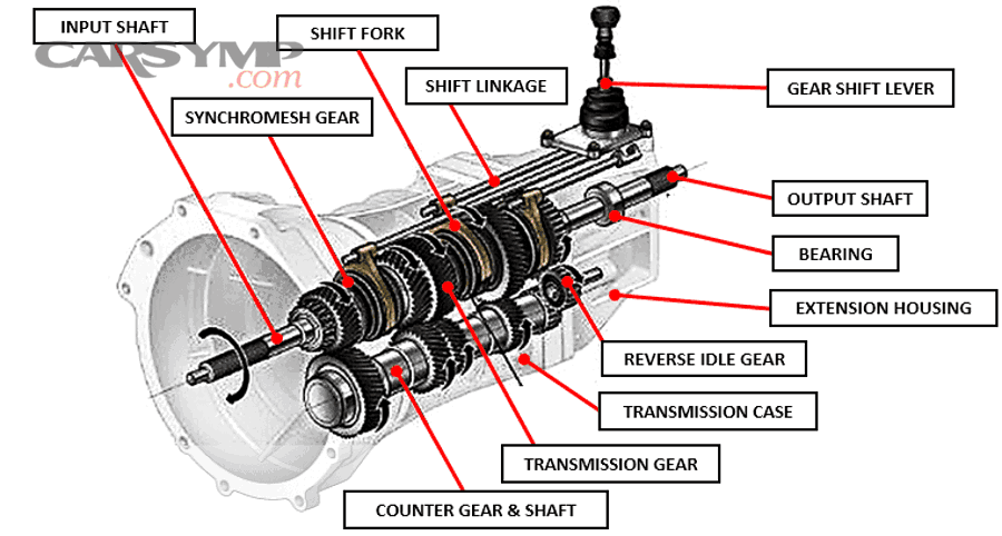 manual transmission parts and functuion