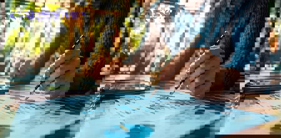 Balancing scales representing hybrid safeguards between fixed fee and hourly billing