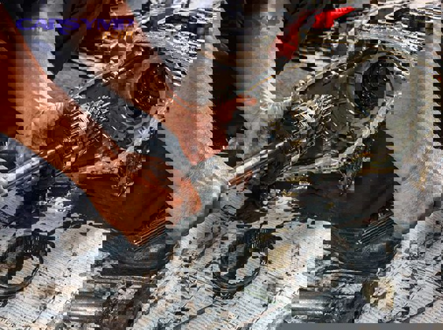 Overheated engine cooling down safely before inspection