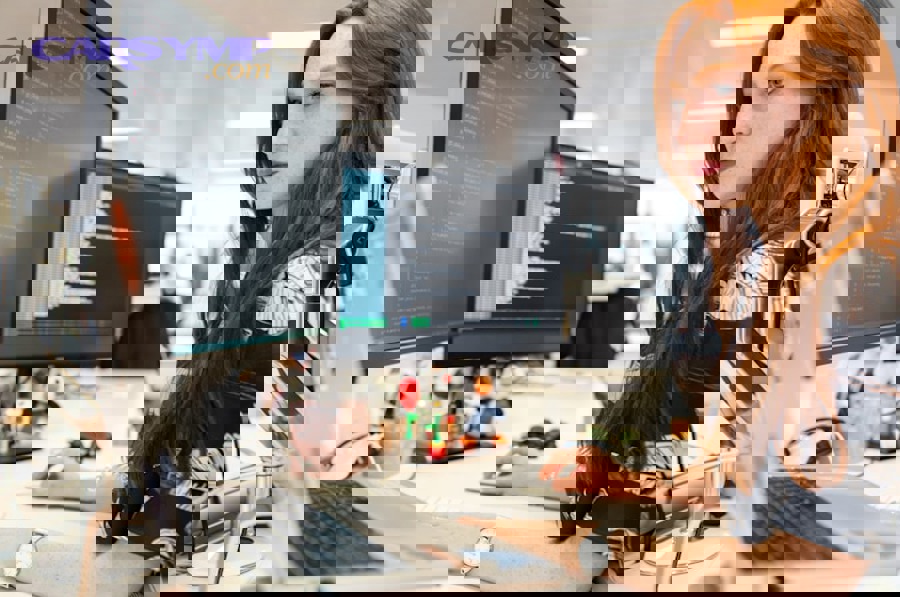 close up of fan bearing showing wear and debris accumulation