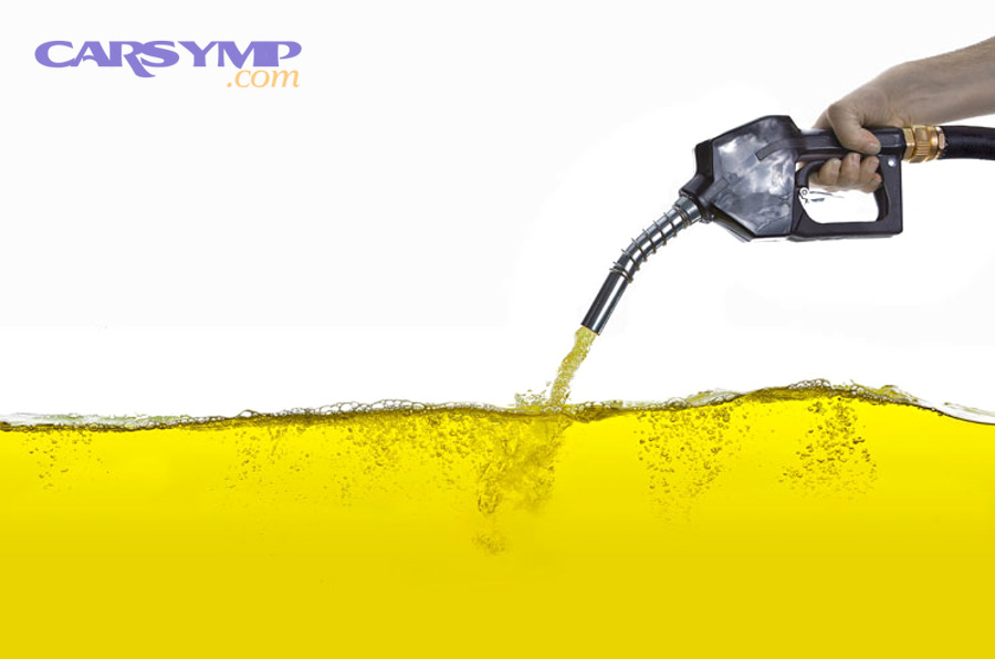 Ethanol blend pump representing biofuel use in transportation