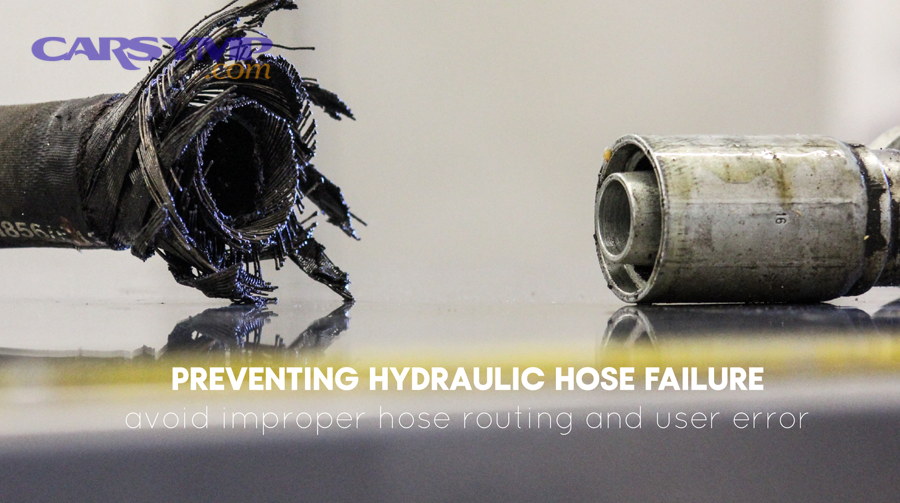 Assortment of hydraulic fittings for correct selection