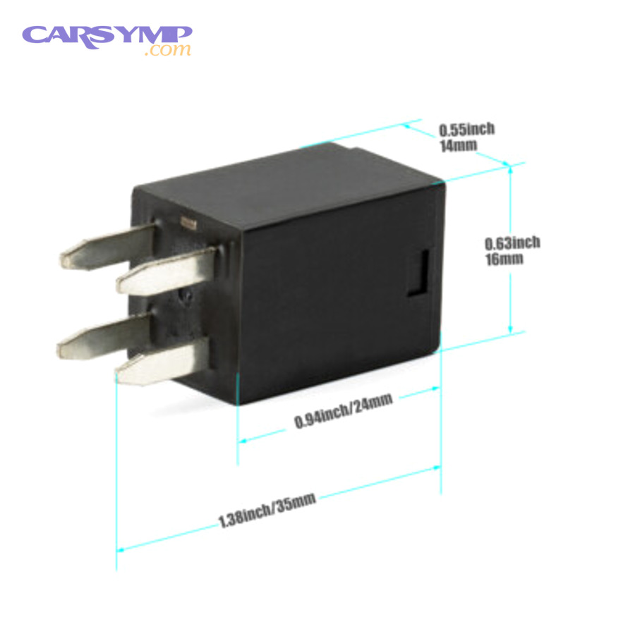 How do you replace a radiator fan relay correctly and safely?