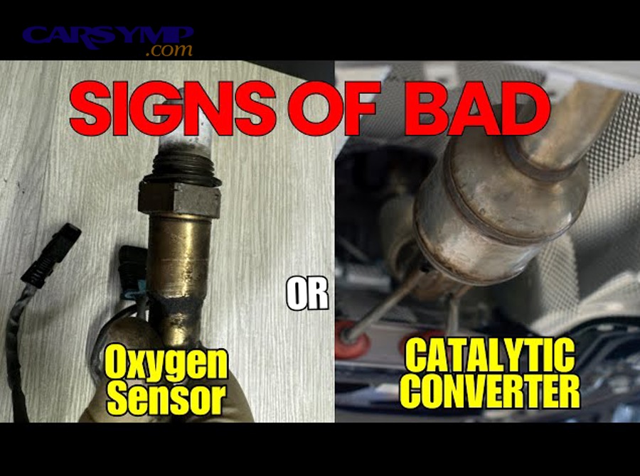 How do you decide whether to replace an O2 sensor, the converter, or both?
