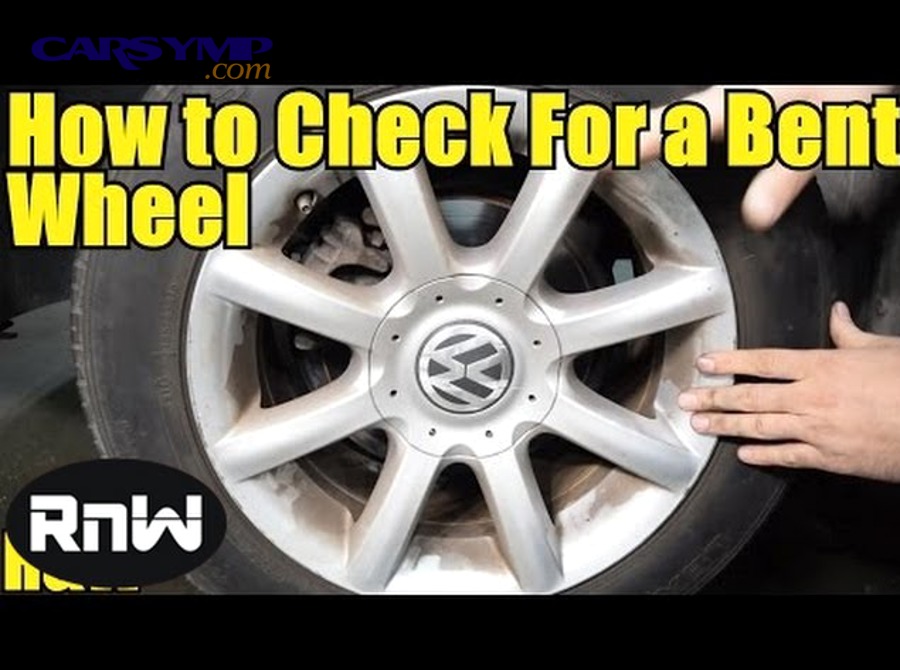 comparison of normal tire wear versus abnormal wear from bent rim