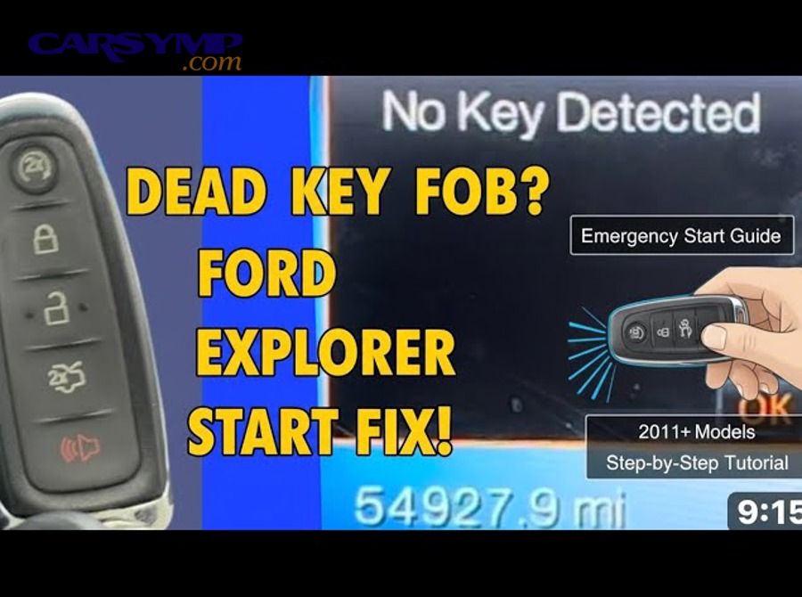 How to Start a Push-Button Car in an Emergency With a Dead (Flat) Key Fob Battery — Step-by-Step for Drivers