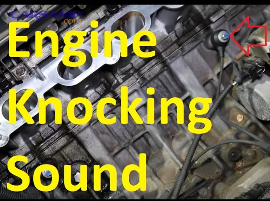Crankshaft journals and bearings diagram used to explain bottom-end knock