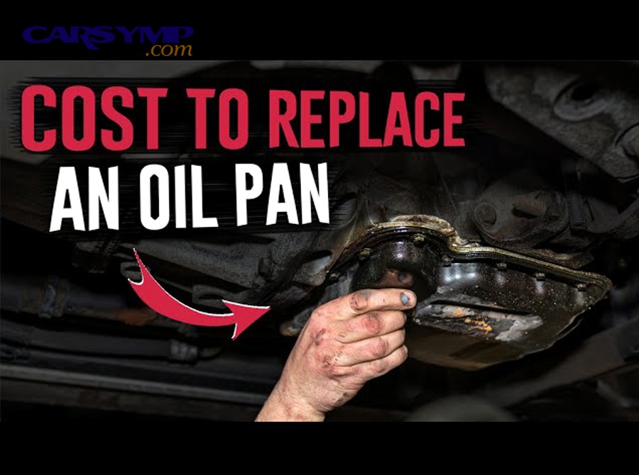 Oil pan gasket leak signs and oil dripping from the oil pan area