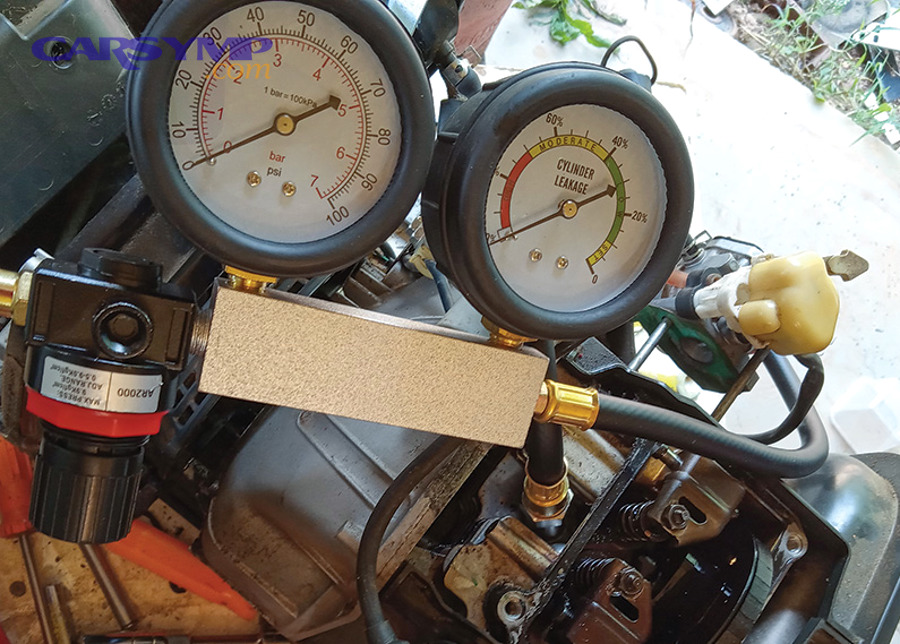 What advanced factors can skew compression and leak-down test results ?