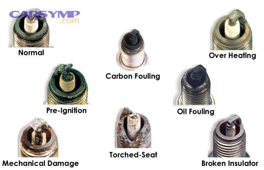 Close-up of tachometer showing fluctuating idle speed due to bad spark plugs