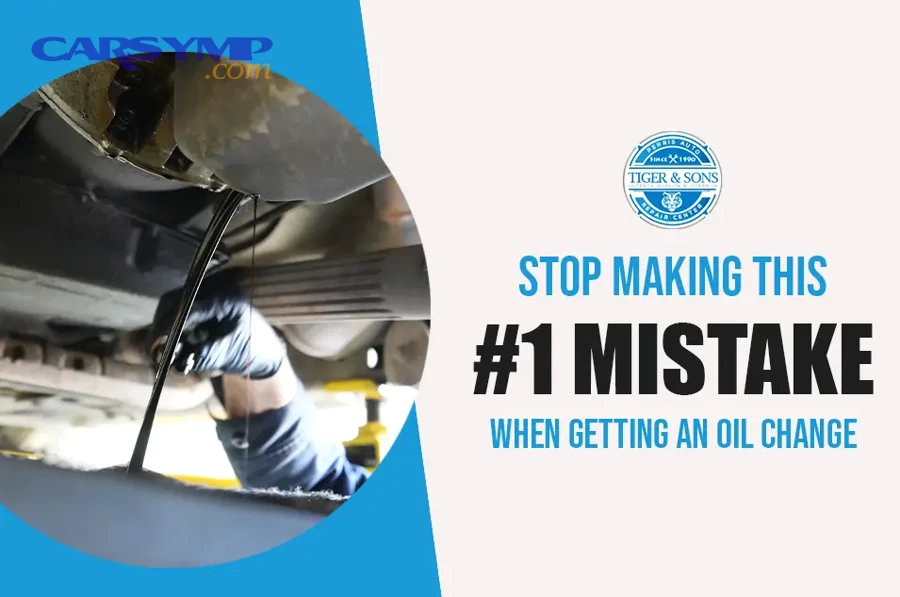 Pouring motor oil into an engine with a funnel