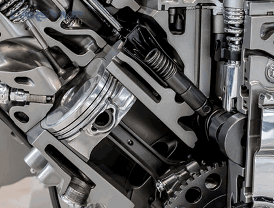 Driveshaft under a vehicle