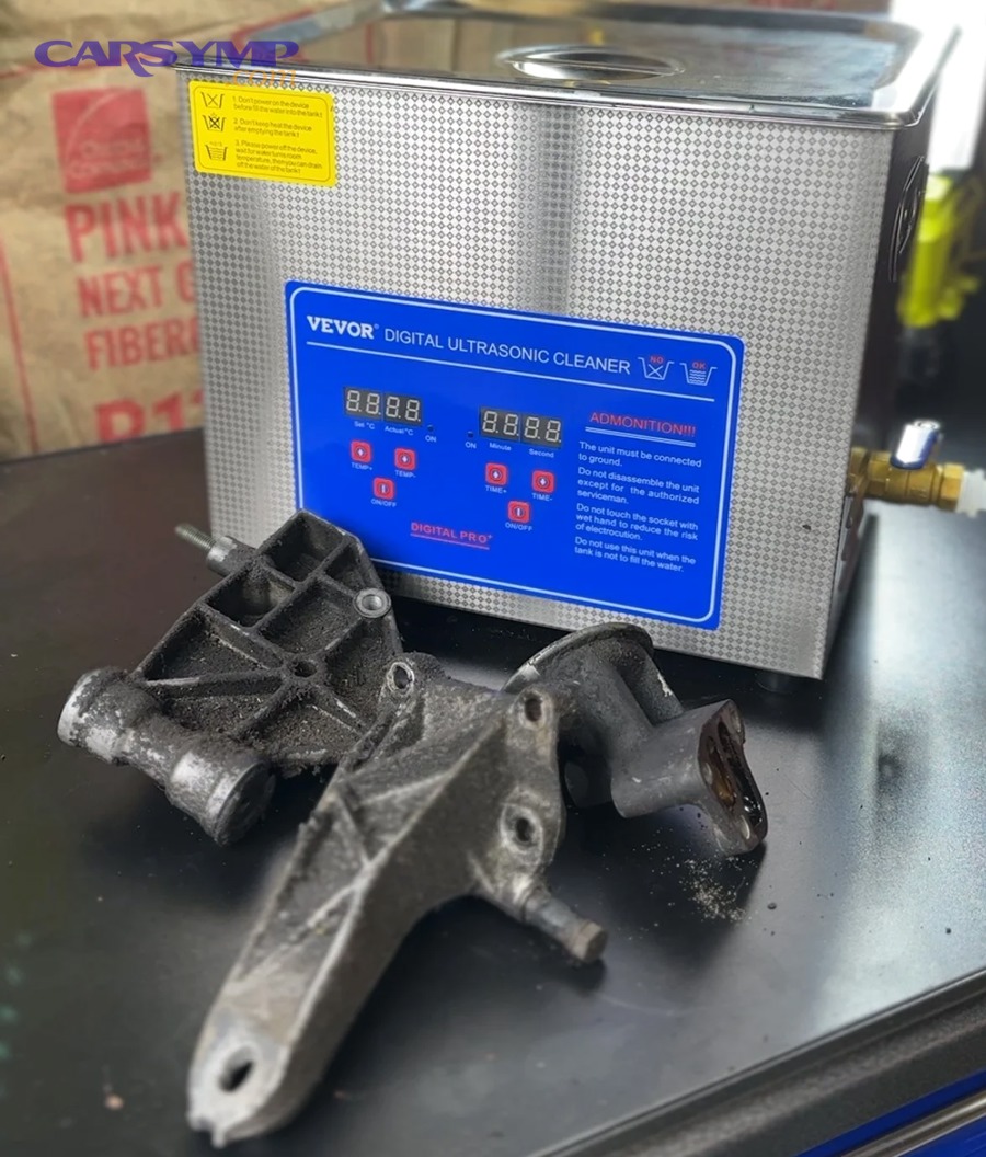Fuel injector ultrasonic cleaning and flow testing bench equipment