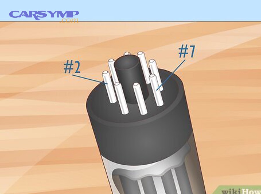 Close-up tire tread pattern useful for diagnosing hum or vibration from cupping or uneven wear