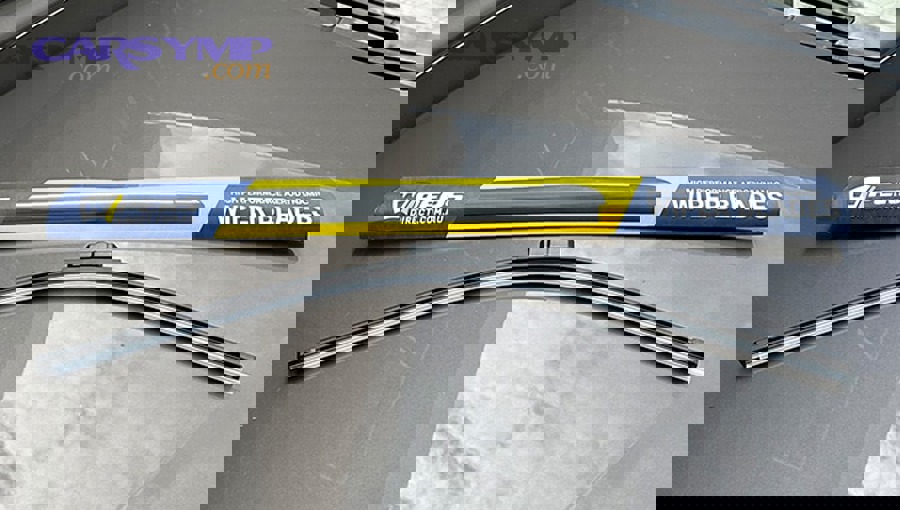 corroded and damaged wiper blade frame showing rust