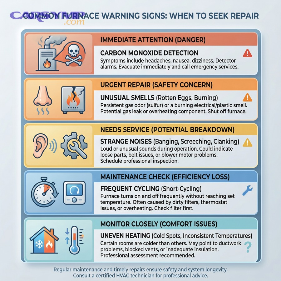 What symptoms suggest the repair was done incorrectly?