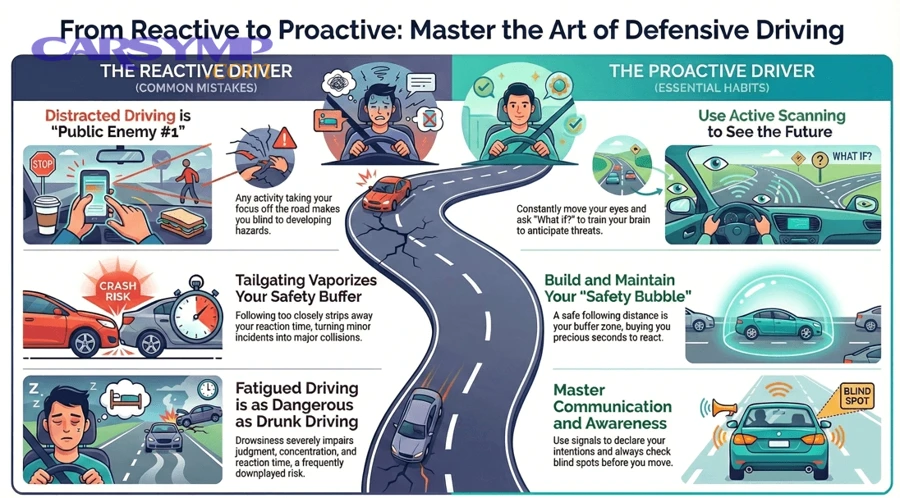 Car driving at speed to illustrate changing vibration conditions