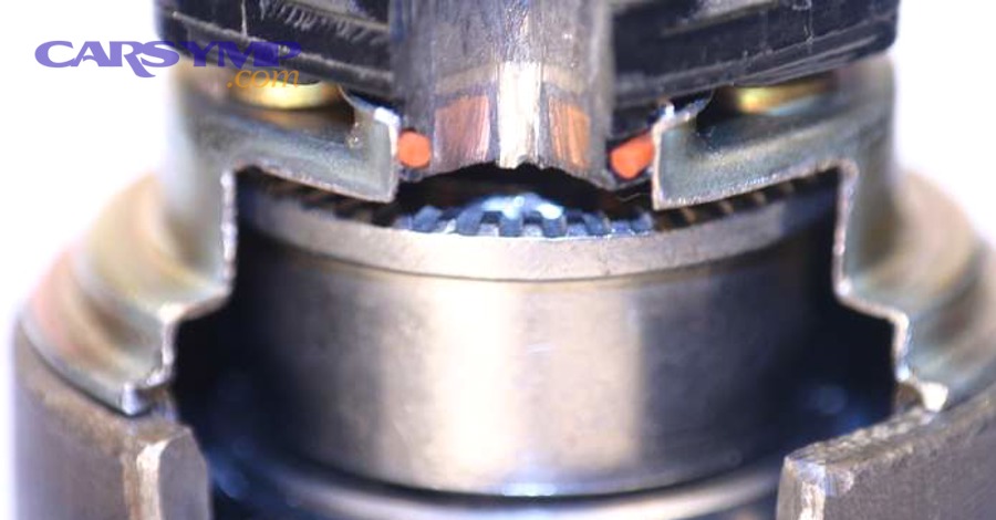 Wheel hub bearing and ABS sensor assembly example