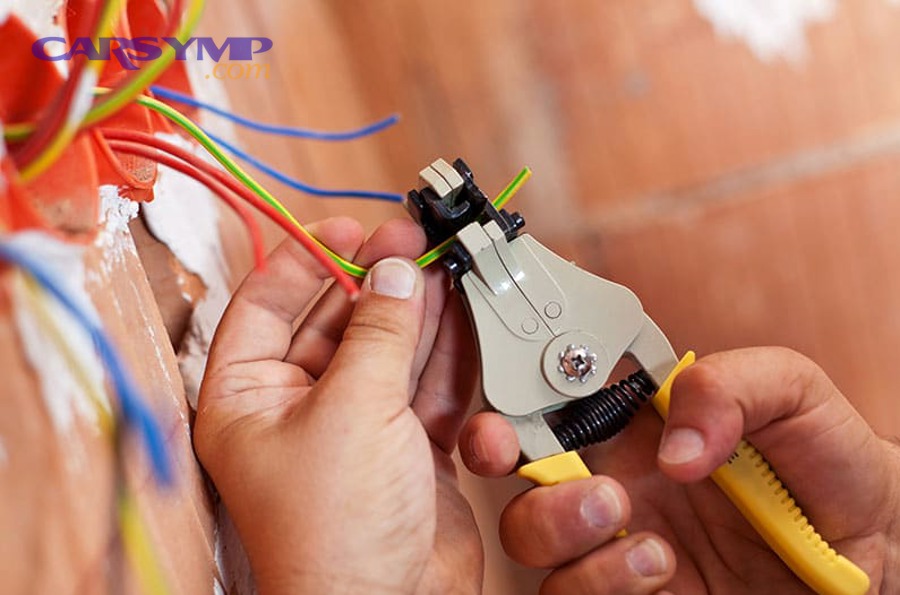 Vehicle engine bay harness routing and wiring protection