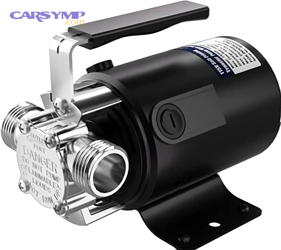 Mechanic installing automotive water pump and gasket