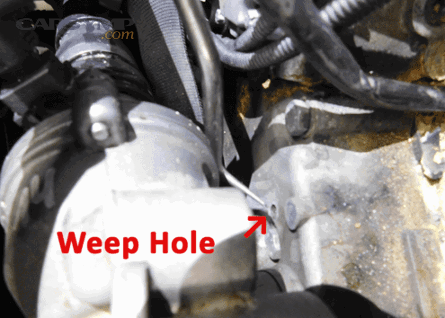 Engine coolant and cooling system warning signs associated with water pump failure symptoms