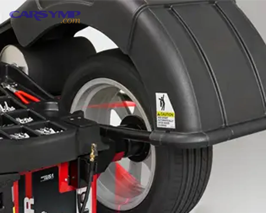 Tire rotation pattern guide showing standard front-wheel and rear-wheel drive patterns