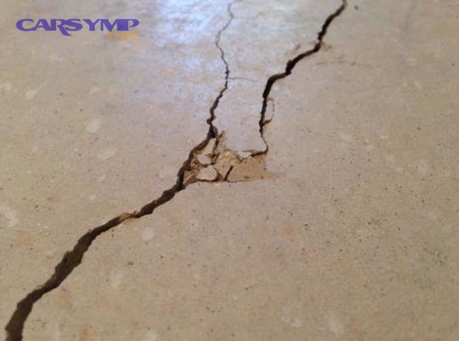 Close-up of wheel hub assembly and brake components during service